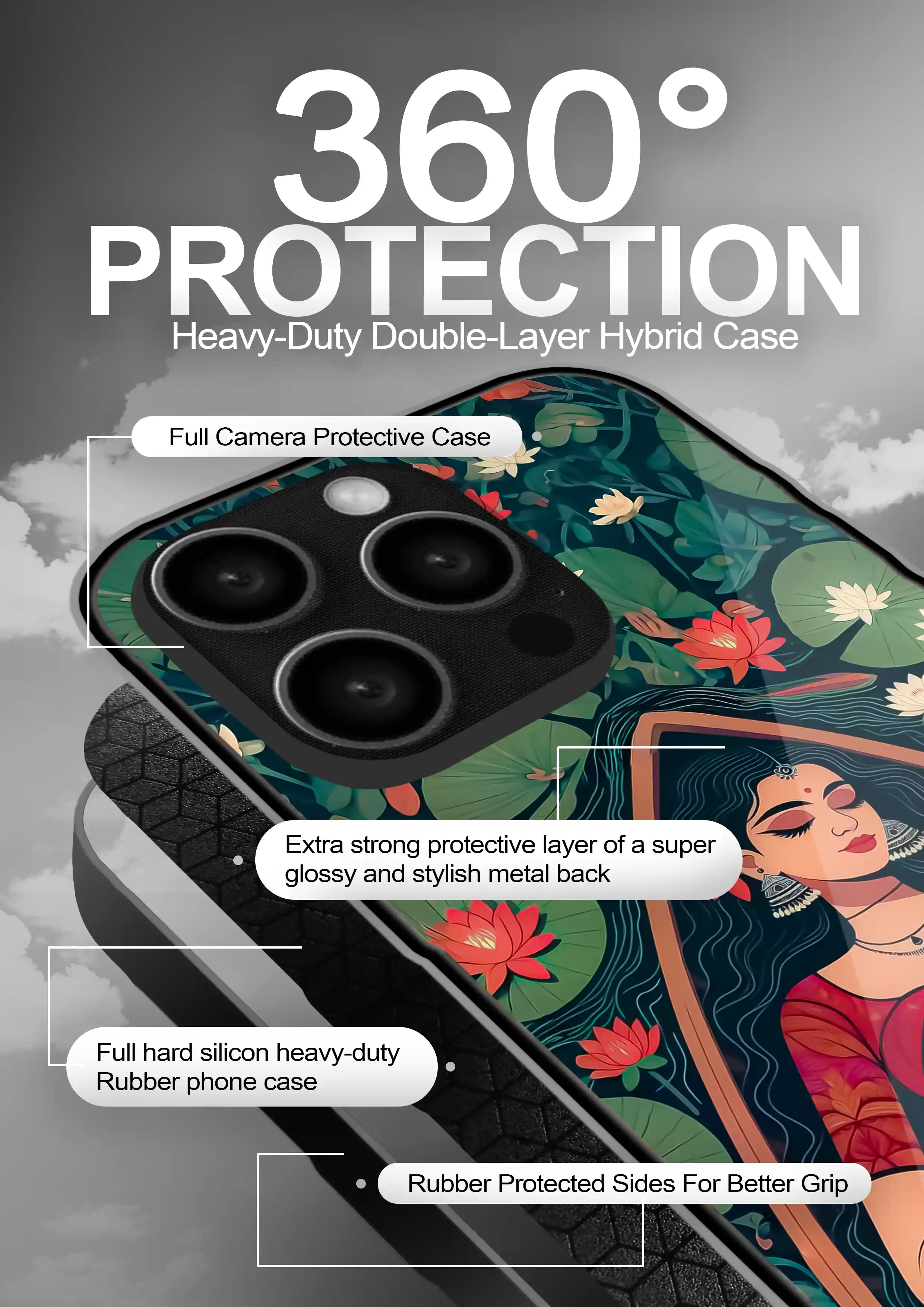 Complete 360° Protection with Heavy-Duty Hybrid Design