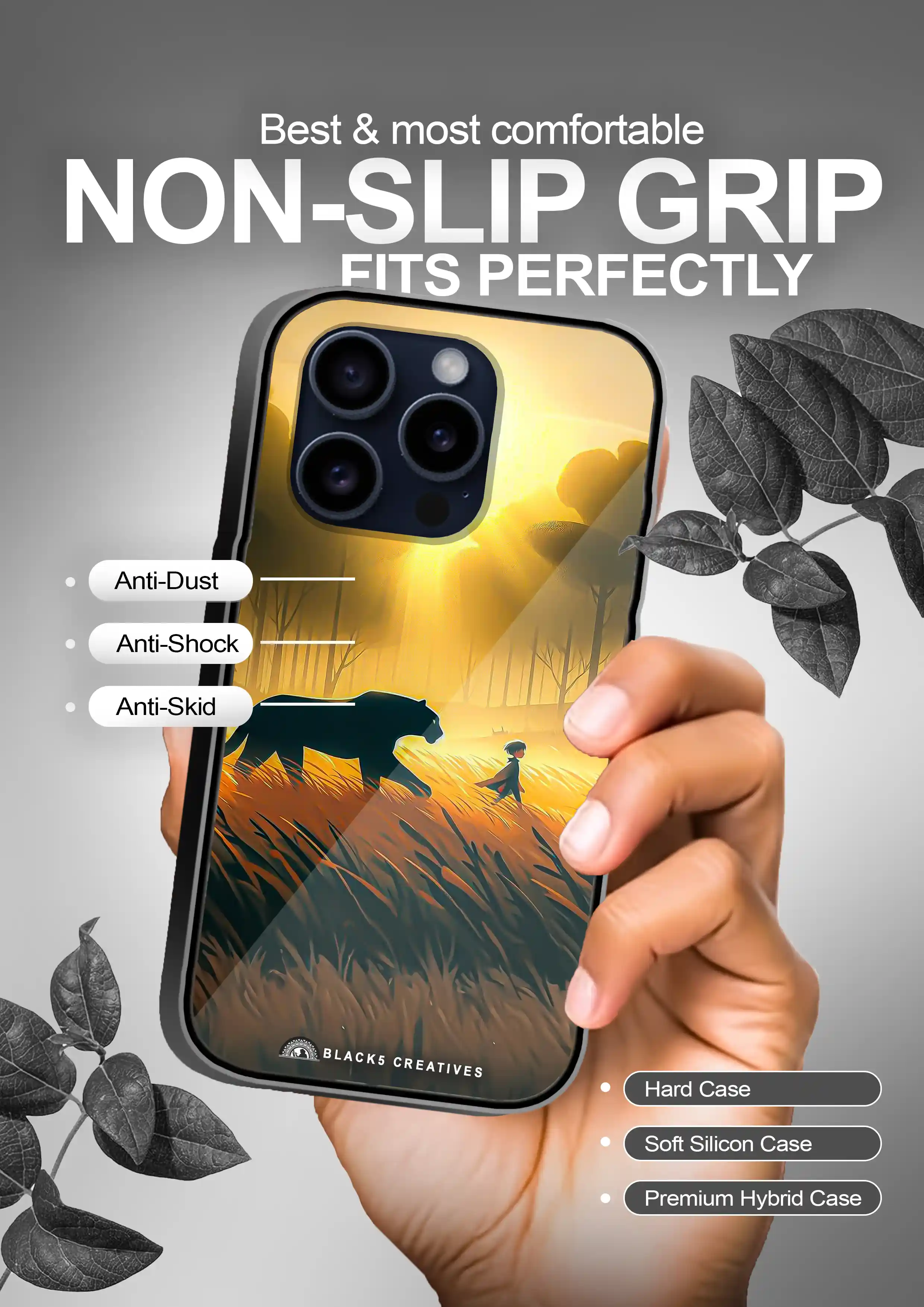 Lightweight Artistic Phone Cases with Indian-Inspired Designs