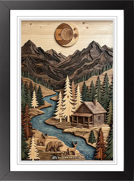 Pack Of 1 Frame ( Design 6 )