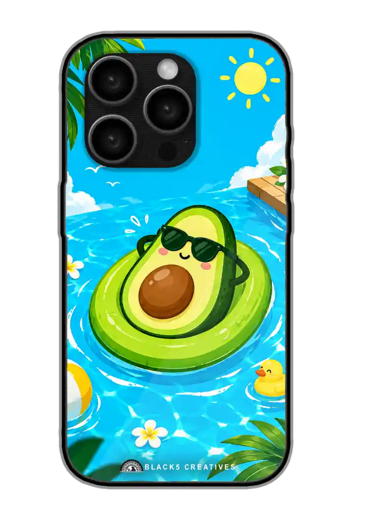 Cute Cartoon Avocado Phone Case 2