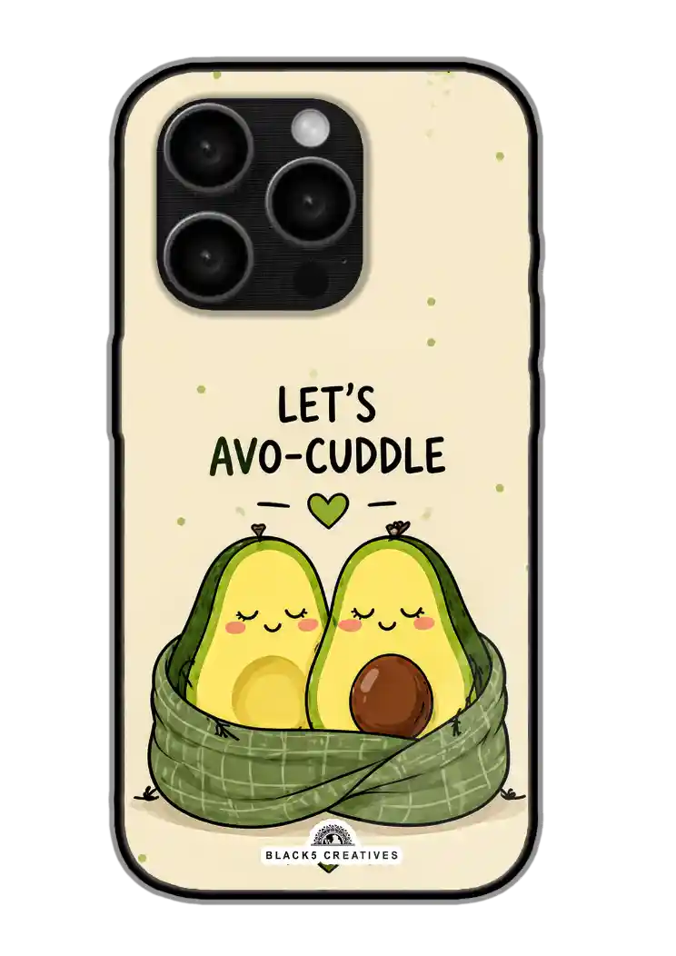 Cute Cartoon Avocado Phone Case 3